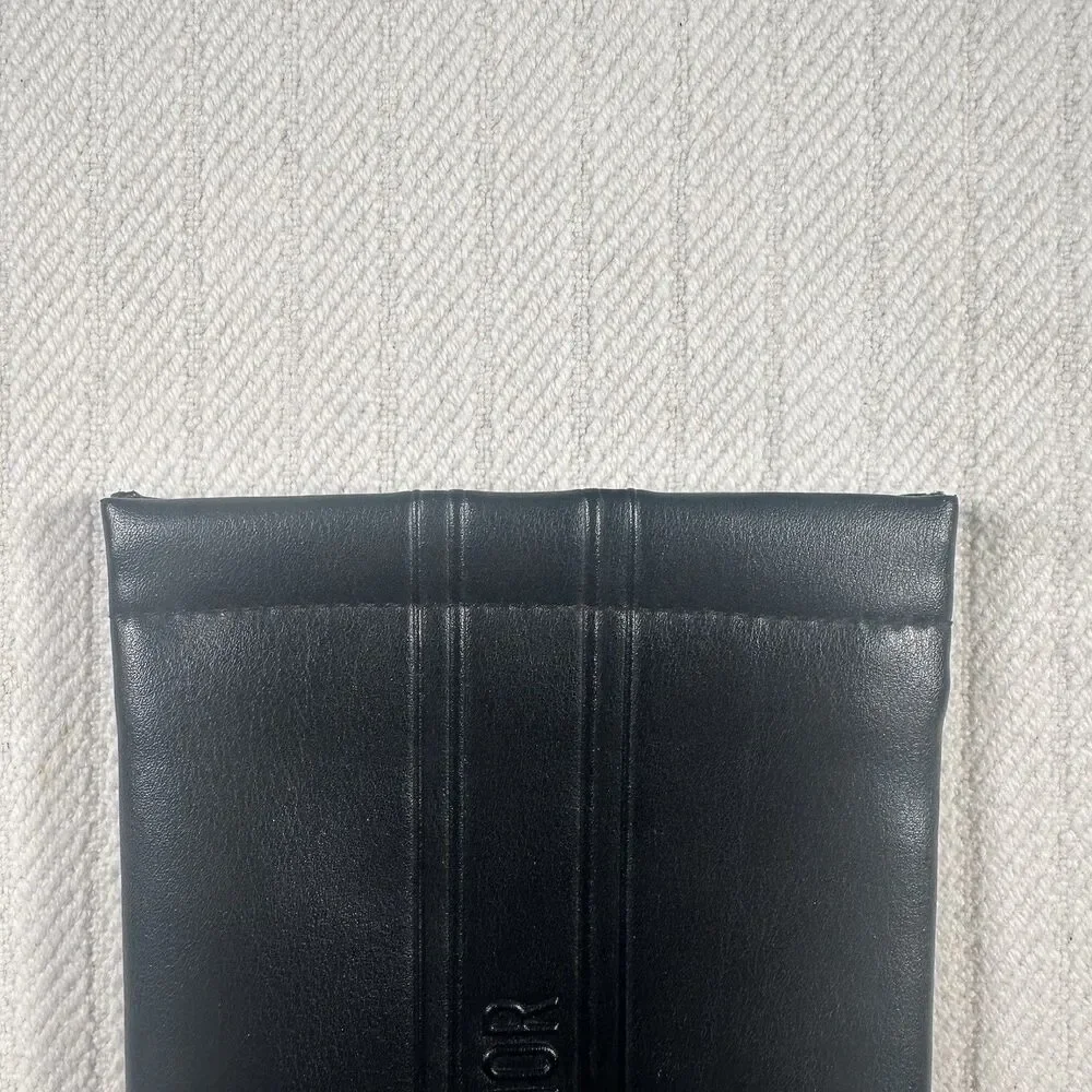 ORIGINAL CHRISTIAN DIOR SUNGLASSES EYEGLASSES BLACK LEATHER POUCH